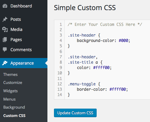 simple-custom-css